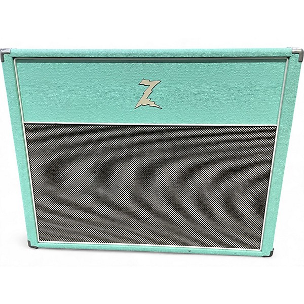 Used Dr Z Surf Green 2x12 Cabinet Guitar Cabinet