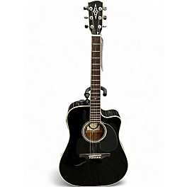 Used Alvarez AF60Cbk Black Acoustic Guitar