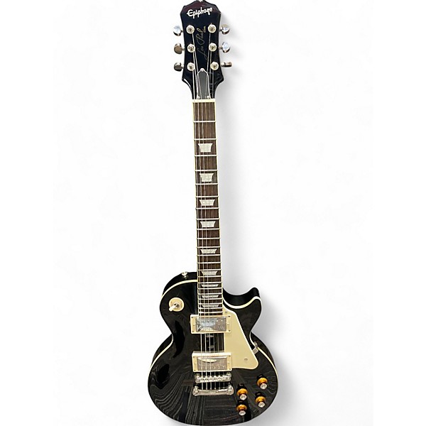 Used Epiphone Used Epiphone Les Paul Standard Black Solid Body