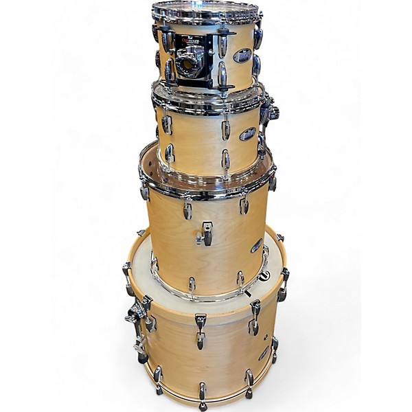 Used Pearl 4 Piece Masters Maple Complete Natural Drum Kit
