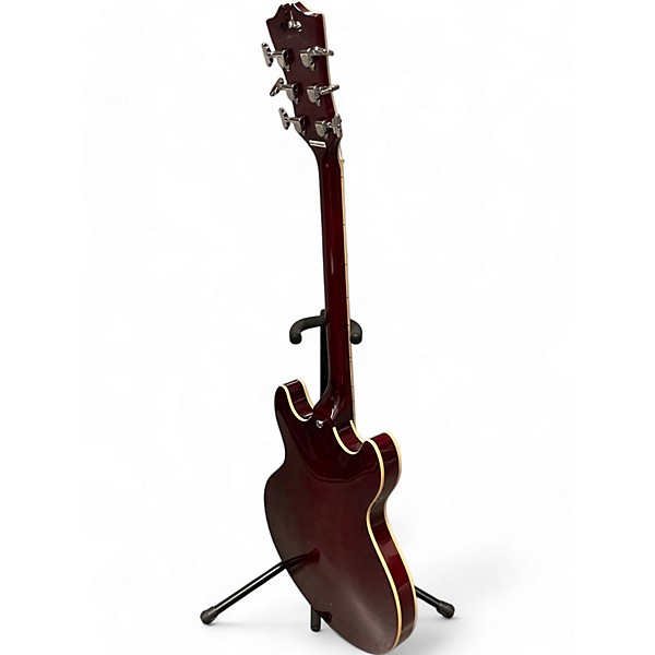 Used D'Angelico Premier Series DC CHERRY RED Hollow Body Electric Guitar