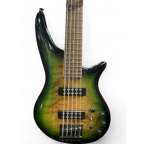 Used Jackson JS3Q SPECTRA V ALIEN BURST Electric Bass Guitar