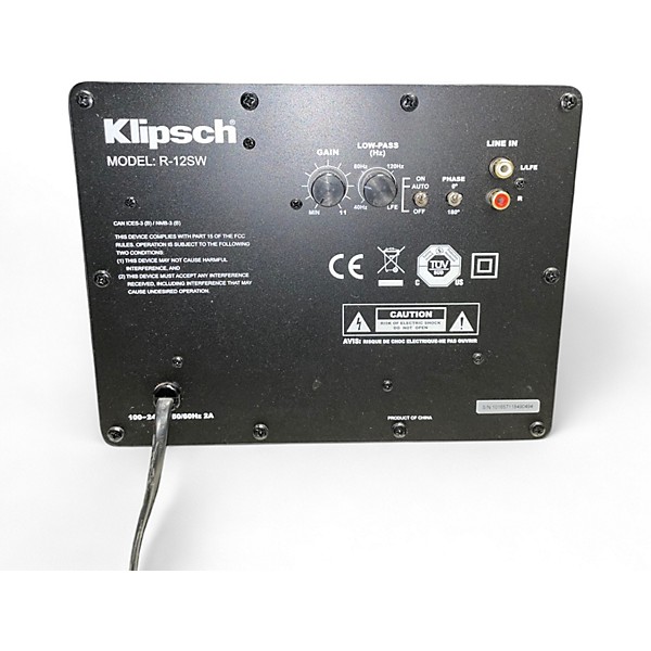 Used Klipsch R12SW Powered Monitor