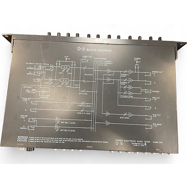 Used TOA d-3 Powered Mixer