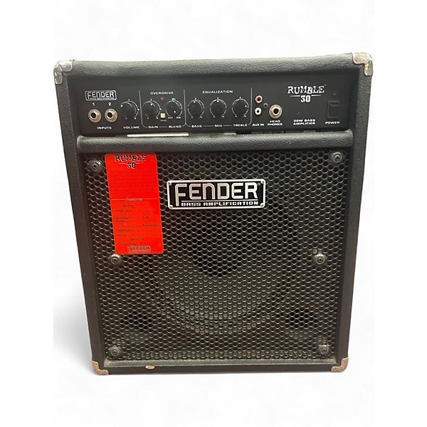 Used Fender Rumble 30 30W 1x10 Bass Combo Amp