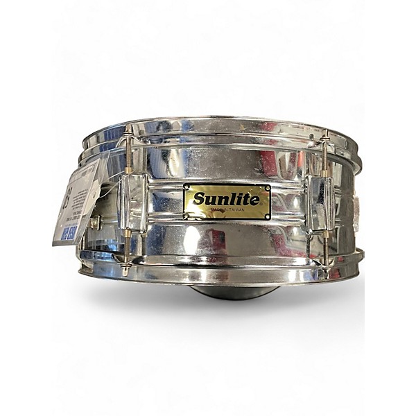 Used Sunlite 14X5 SNARE Chrome Drum