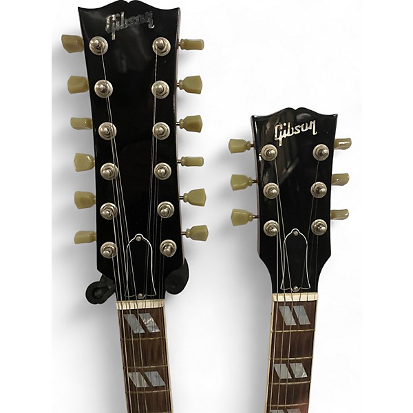 Used 2001 Gibson EDS1275 SG Double Neck Heritage Cherry Solid Body Electric Guitar