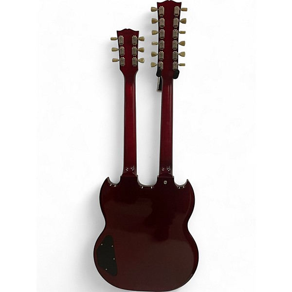 Used 2001 Gibson EDS1275 SG Double Neck Heritage Cherry Solid Body Electric Guitar