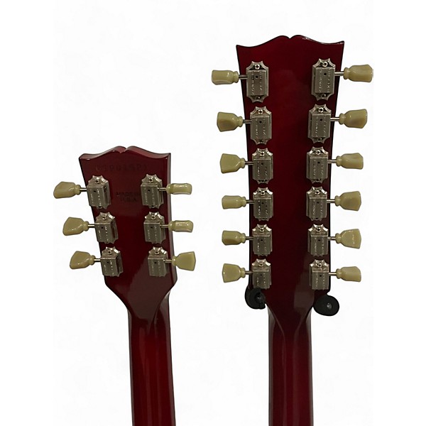 Used 2001 Gibson EDS1275 SG Double Neck Heritage Cherry Solid Body Electric Guitar