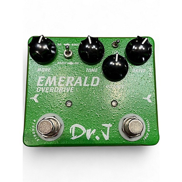 Used Dr. J Pedals D-60 Emerald Overdrive Effect Pedal