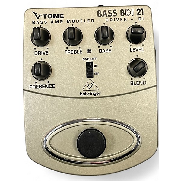 Used Behringer BDI21 V-Tone Bass Driver Bass Effect Pedal