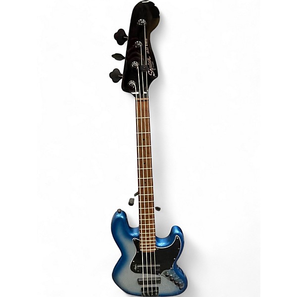 Used Squier Contemporary Active Jazz Bass Blue Burst Electric Bass Guitar