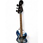 Used Squier Contemporary Active Jazz Bass Blue Burst Electric Bass Guitar