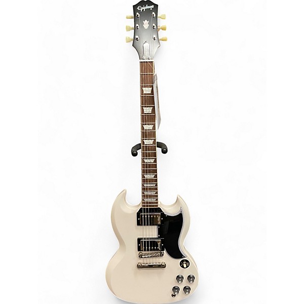 Used 2023 Epiphone SG INSPIRED 1961 WHITE Solid Body Electric Guitar,New Products : American Fashion Style Bags On Sale