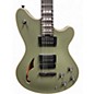 Used EVH SA126 Special Matte Army Green Hollow Body Electric Guitar