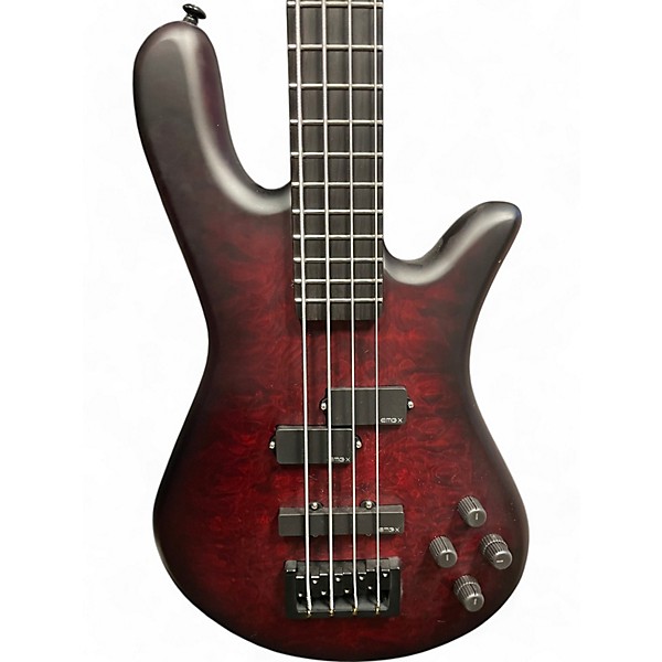 Used Spector NS PULSE Black Cherry Electric Bass Guitar