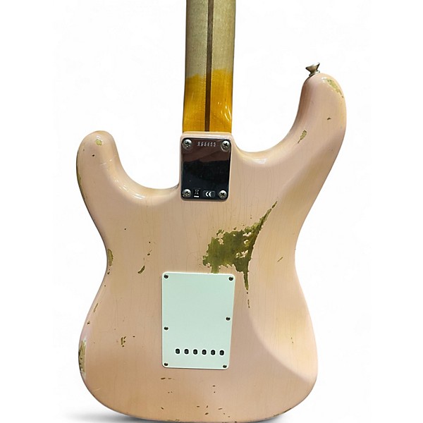 Used Fender CUSTOM SHOP 1955 STRATOCASTER HEAVY RELIC Shell Pink Solid Body Electric Guitar