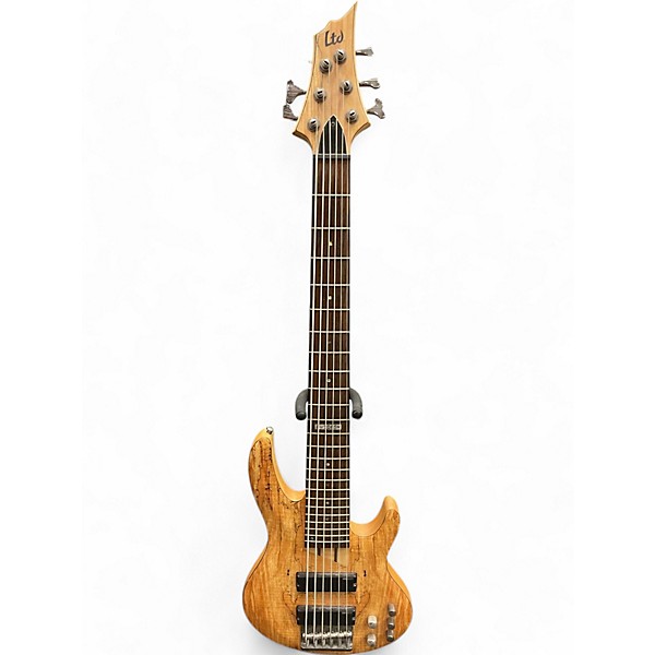 Used ESP LTD B206SM 6 String Natural Electric Bass Guitar