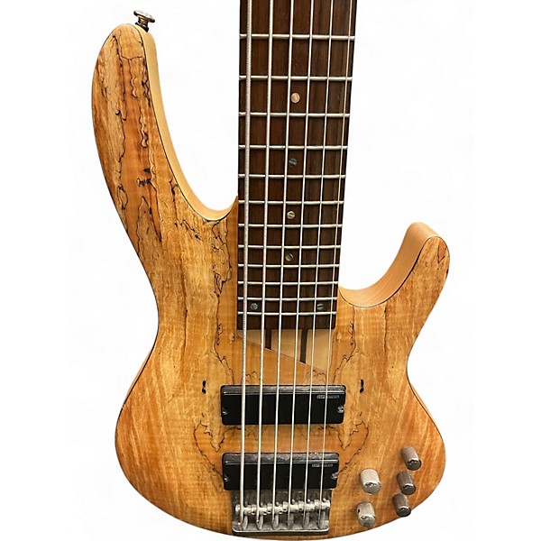 Used ESP LTD B206SM 6 String Natural Electric Bass Guitar