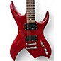 Used B.C. Rich platimum series bich Trans Red Solid Body Electric Guitar