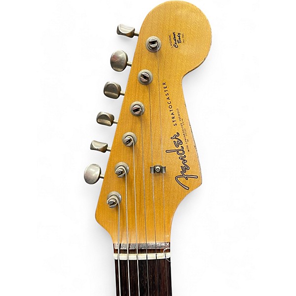 Used Fender 1962 Heavy Relic Stratocaster Vintage White Solid Body Electric Guitar