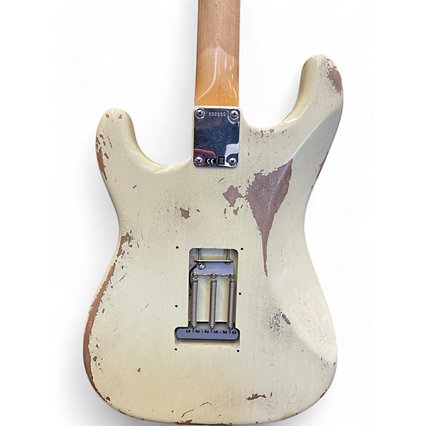 Used Fender 1962 Heavy Relic Stratocaster Vintage White Solid Body Electric Guitar