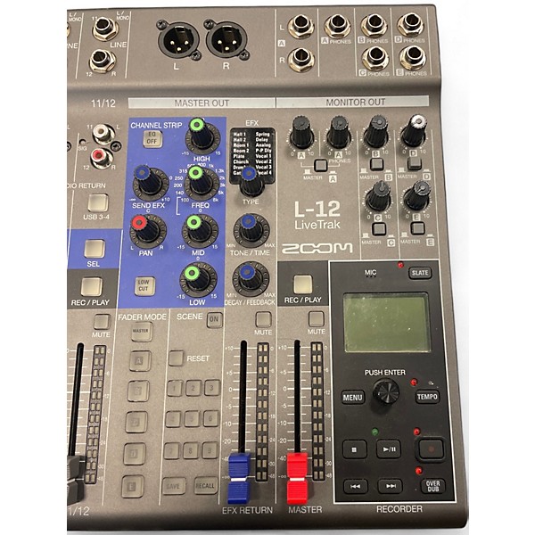 Used Zoom L-12 Unpowered Mixer