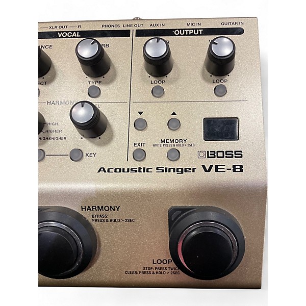 Used BOSS VE8 Acoustic Singer Effect Processor