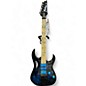 Used 2020 Ibanez JEM77P-BPF Steve Vai Signature Blue Floral Solid Body Electric Guitar thumbnail