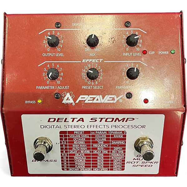 Used Peavey DELTA STOMP Effect Processor