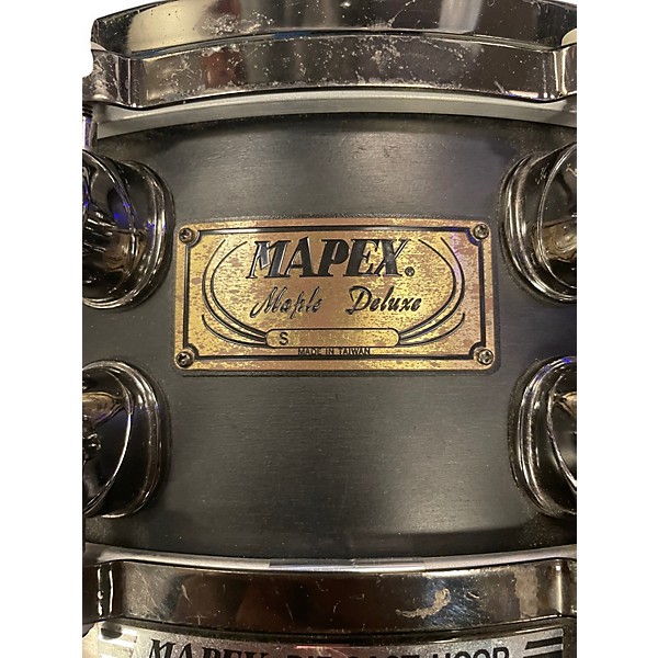 Used Mapex 14in Maple Deluxe Snare Black Drum