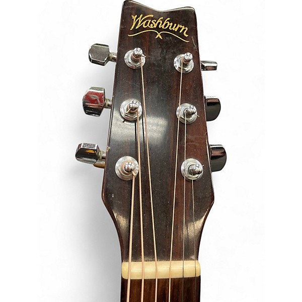 Used Washburn D-20s Natural Acoustic Guitar