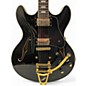 Used Sire Larry Carlton H7 Black and Gold Hollow Body Electric Guitar