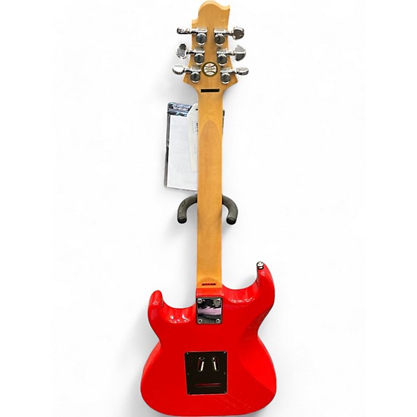 Used Greg Bennett Design by Samick malibu Candy Apple Red Solid Body Electric Guitar