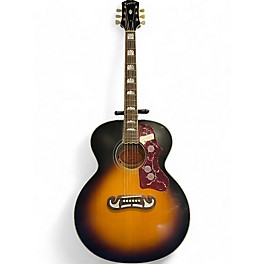 Used Epiphone Inspired by Gibson J200 Aged Vintage Sunburst Acoustic Electric Guitar