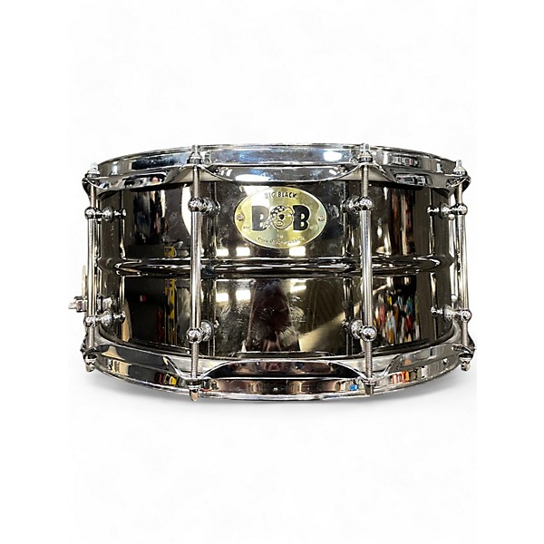 Used Pork Pie 14X6.5 BIG BLACK BOB BLACK NICKEL Drum