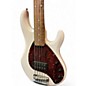 Used Sterling by Music Man RAY35 Fretless transparent white blonde Electric Bass Guitar