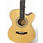 Used Zager zad-50 OMCE Natural Acoustic Electric Guitar