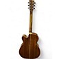 Used Zager zad-50 OMCE Natural Acoustic Electric Guitar