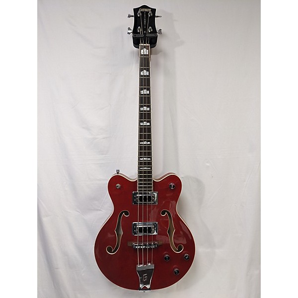 Used Gretsch Guitars g5442b Red Electric Bass Guitar