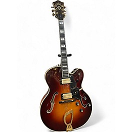 Vintage 1985 Guild X500 Cherry Sunburst Hollow Body Electric Guitar