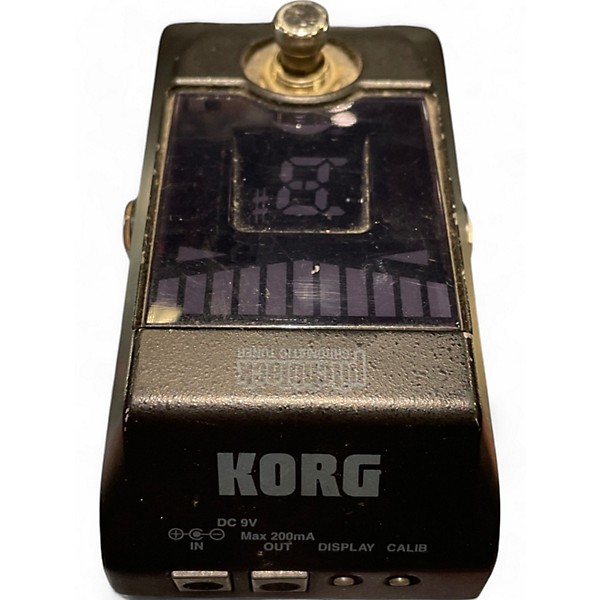 Used KORG PB01 Pitchblack Chromatic Tuner Pedal