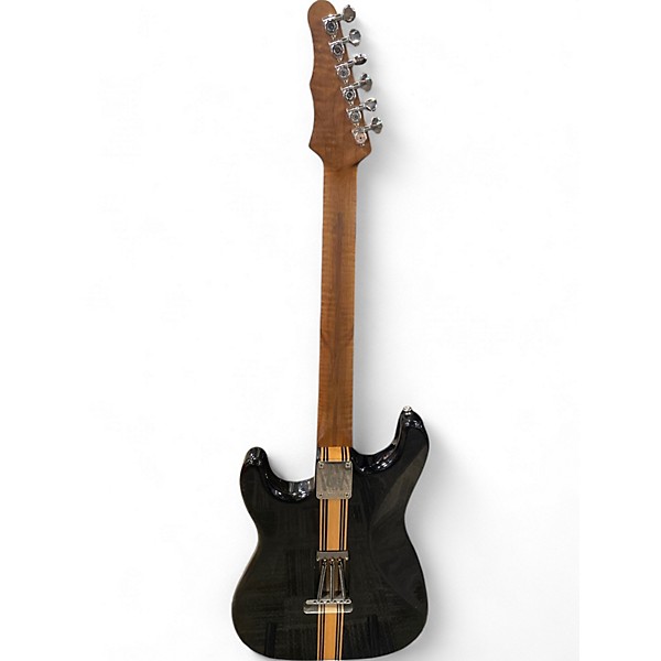 Used Walsh HSS THINLINE STRAT Gold Top Hollow Body Electric Guitar