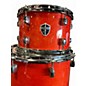 Used Truth Custom Drums 4 Piece AARON GILLESPIE Capri Orange Drum Kit