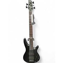 Used Ibanez K5 Fieldy Signature 5 String Flat Black Electric Bass Guitar