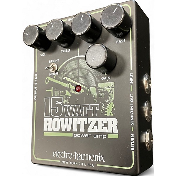 Used Electro-Harmonix 15Watt Howitzer Guitar Preamp and Power Amp Solid State Guitar Amp Head