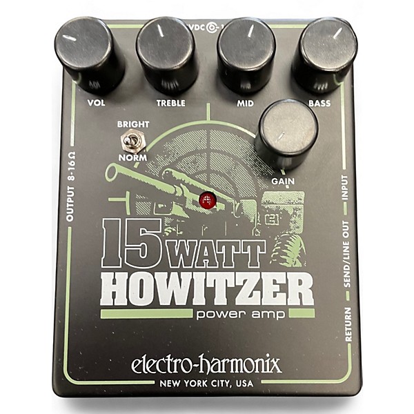 Used Electro-Harmonix 15Watt Howitzer Guitar Preamp and Power Amp Solid State Guitar Amp Head