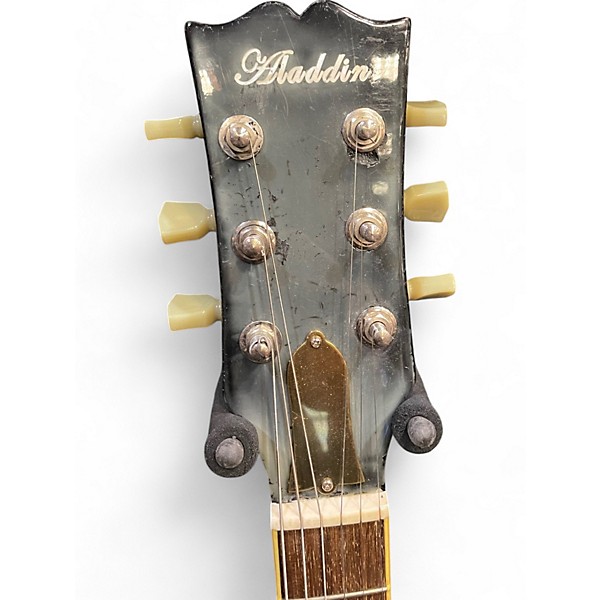 Used Aladdin SINGLE CUT Amber Solid Body Electric Guitar