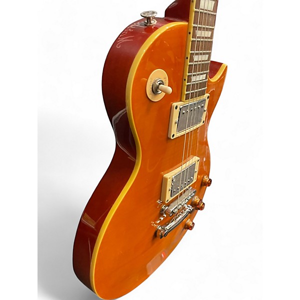 Used Aladdin SINGLE CUT Amber Solid Body Electric Guitar