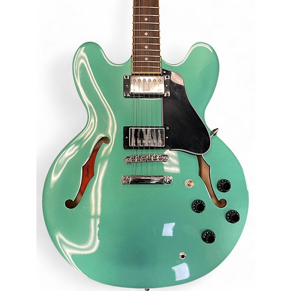 Used Epiphone ES-335 Inspired by Gibson Inverness Green Hollow Body Electric Guitar